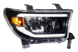 2007-2013 Toyota Tundra XB LED Black Headlights (LF533-ASM)