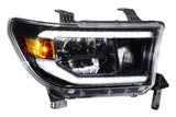 2007-2013 Toyota Tundra XB LED Black Headlights (LF533-ASM)