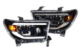 2007-2013 Toyota Tundra XB LED Black Headlights (LF533-ASM)
