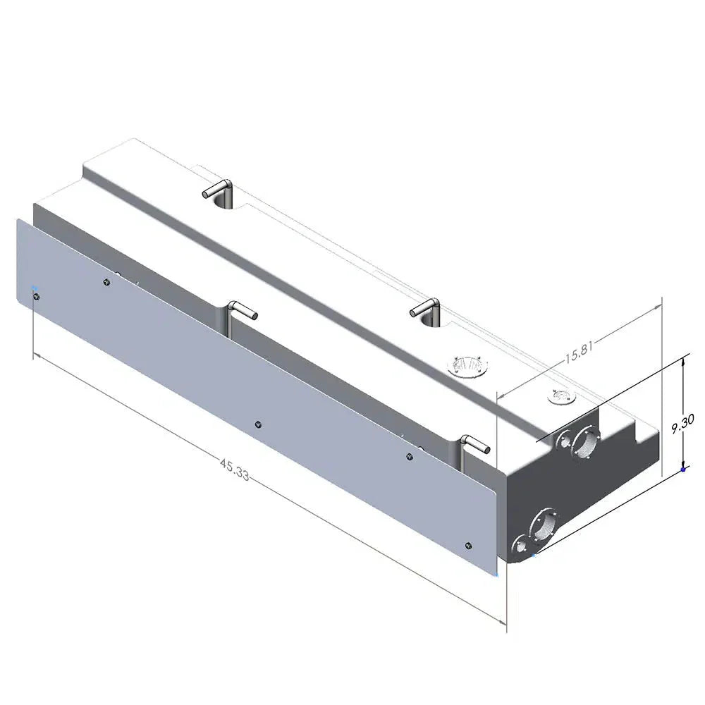 2007-2024 Sprinter S&B 16 Gallon Undercarriage Fresh Water Tank (Passenger Side) (10-3009)