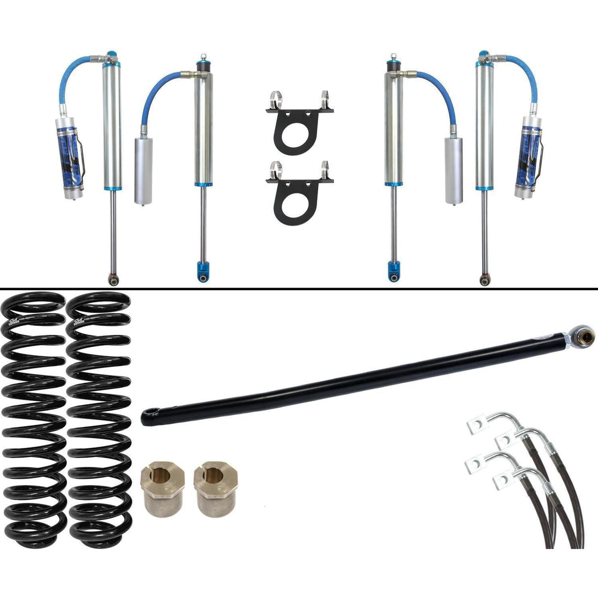 2008-2010 Super Duty 4x4 Diesel 2.5" Lift Pintop System (CS-FLVL-PT25-08)
