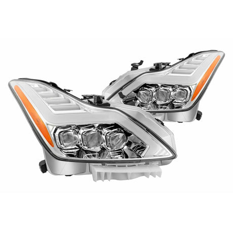 2008-2015 G37/Q60 Nova-Series LED Matte Black Headlights - View 3 | Dirty Garage
