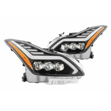2008-2015 G37/Q60 Nova-Series LED Matte Black Headlights | Dirty Garage
