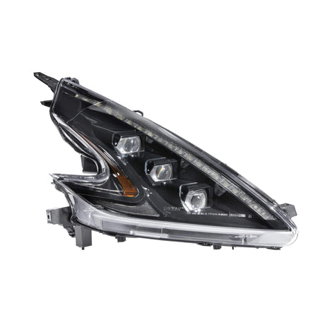 2009-2020 Nissan 370Z XB LED LHD Black Headlights - View 2 | Dirty Garage