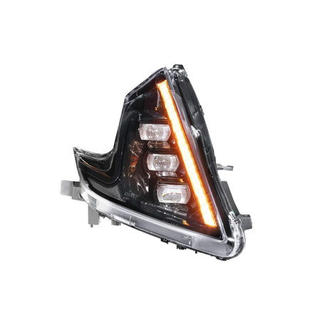 2009-2020 Nissan 370Z XB LED LHD Black Headlights - View 6 | Dirty Garage