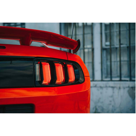 2010-2012 Ford Mustang XB LED Smoked Tail Lights (LF442.2) - View 5 | Dirty Garage