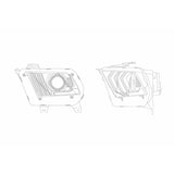 2010-2014 Ford Mustang Pro-Series Halogen Headlights (880110)
