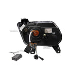 2010-2014 Ford Mustang XB LED Black Headlights - View 6 | Dirty Garage