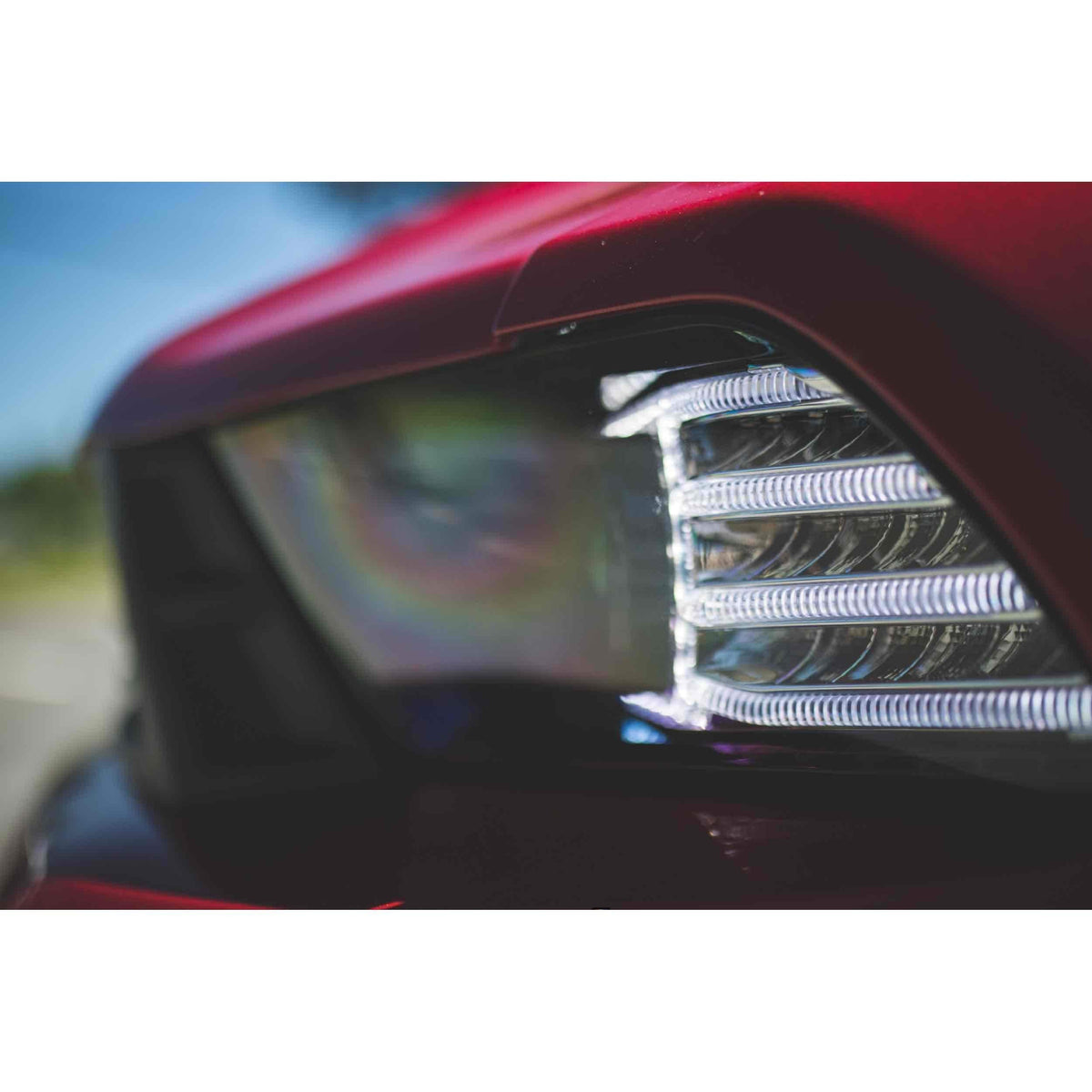 2010-2014 Ford Mustang XB LED Black Headlights - View 9 | Dirty Garage