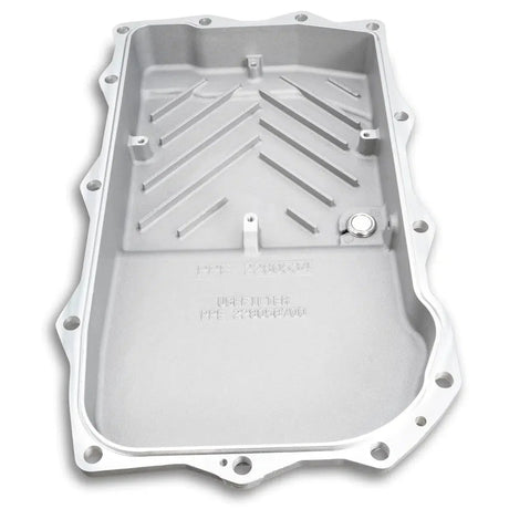 2012-2021 Grand Cherokee w/ ZF-8 Speed Heavy-Duty Cast Aluminum Transmission Pan Raw - View 4 | Dirty Garage