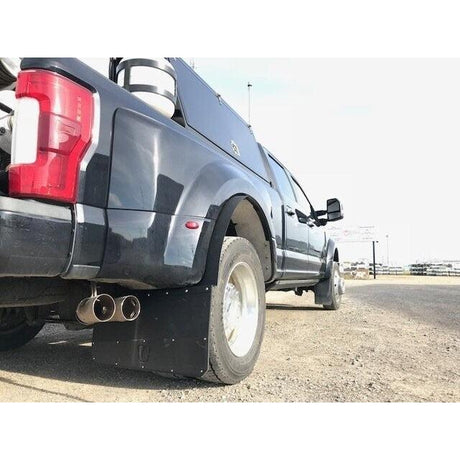 2011-2016 Powerstroke Dually Rear Fender Liners (DL2-2011-16)-Fender Liners-Trigger Industries-Dirty Garage