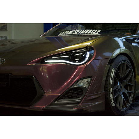 2012-2018 FR-S / BRZ / GT86 XB LED Black Headlights - View 9 | Dirty Garage