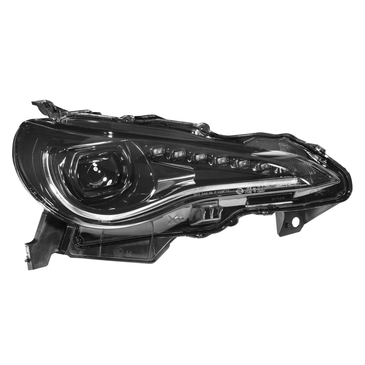 2012-2018 FR-S / BRZ / GT86 XB LED Black Headlights (LF470)