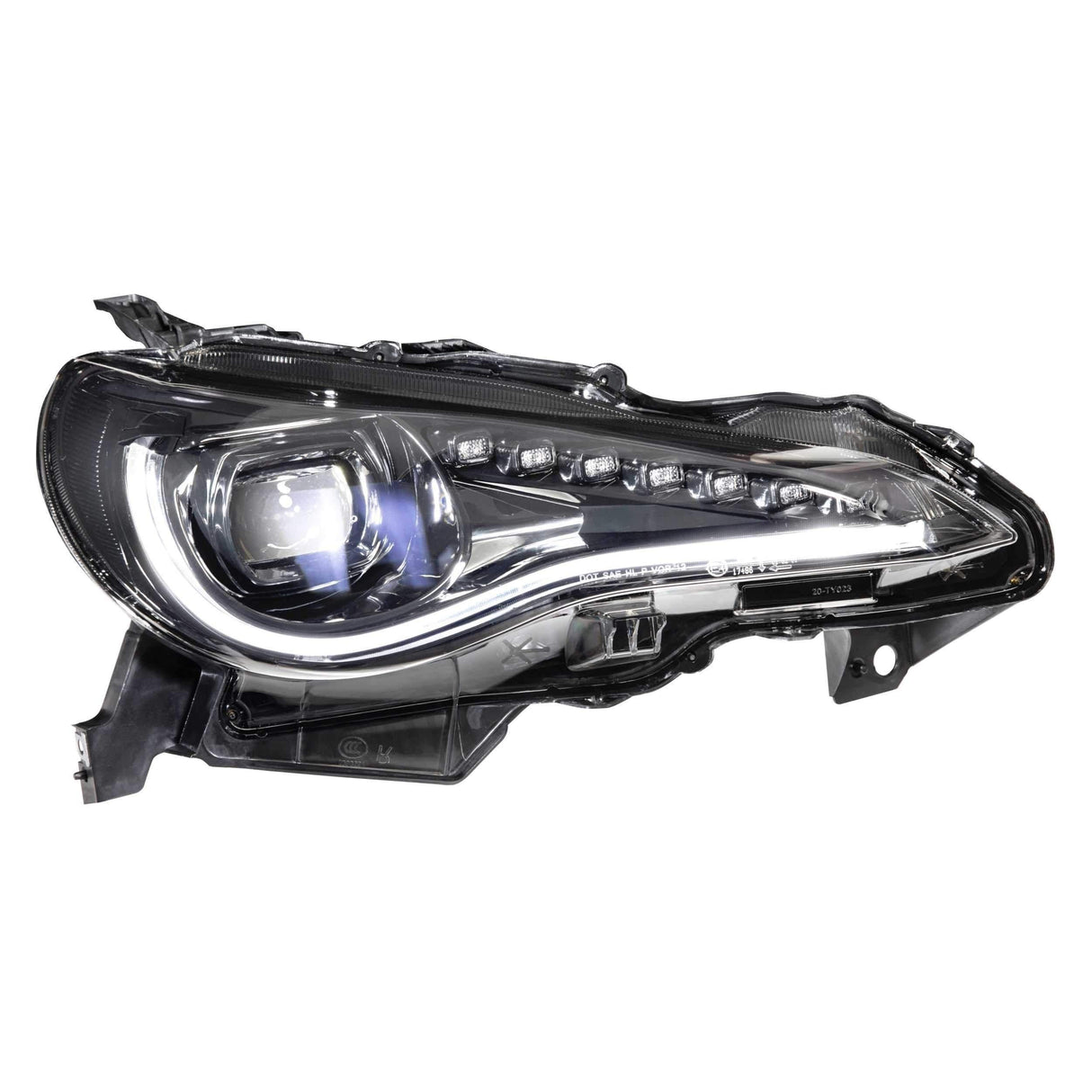 2012-2018 FR-S / BRZ / GT86 XB LED Black Headlights (LF470)