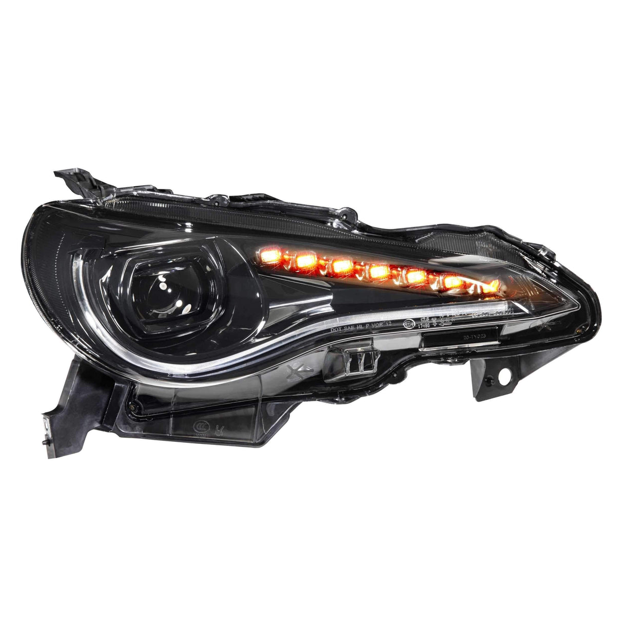 2012-2018 FR-S / BRZ / GT86 XB LED Black Headlights (LF470)