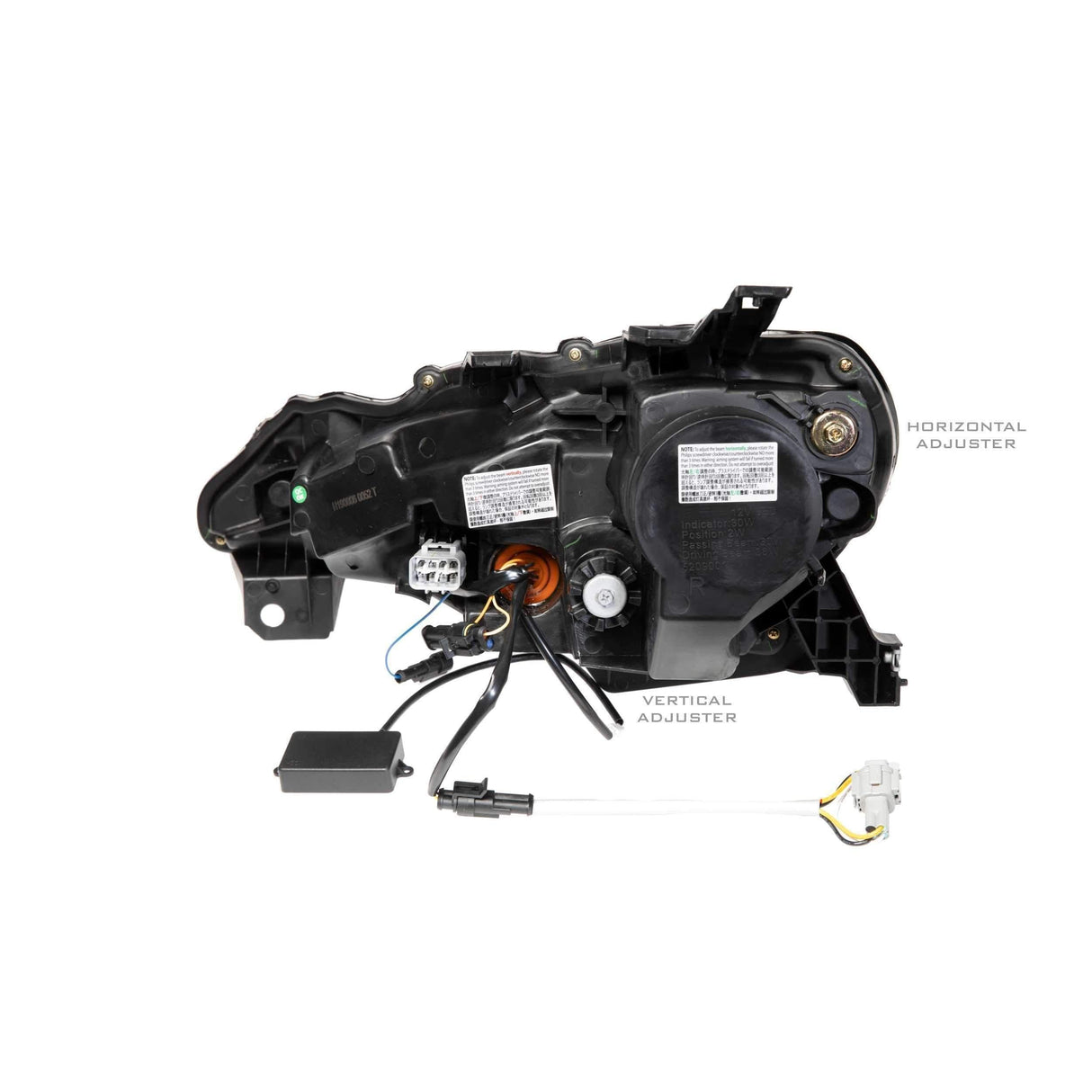 2012-2018 FR-S / BRZ / GT86 XB LED Black Headlights (LF470)