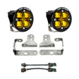 2018-2026 Wrangler JL Sqaudron-R SAE Amber Fog Light Pocket Kit | Dirty Garage