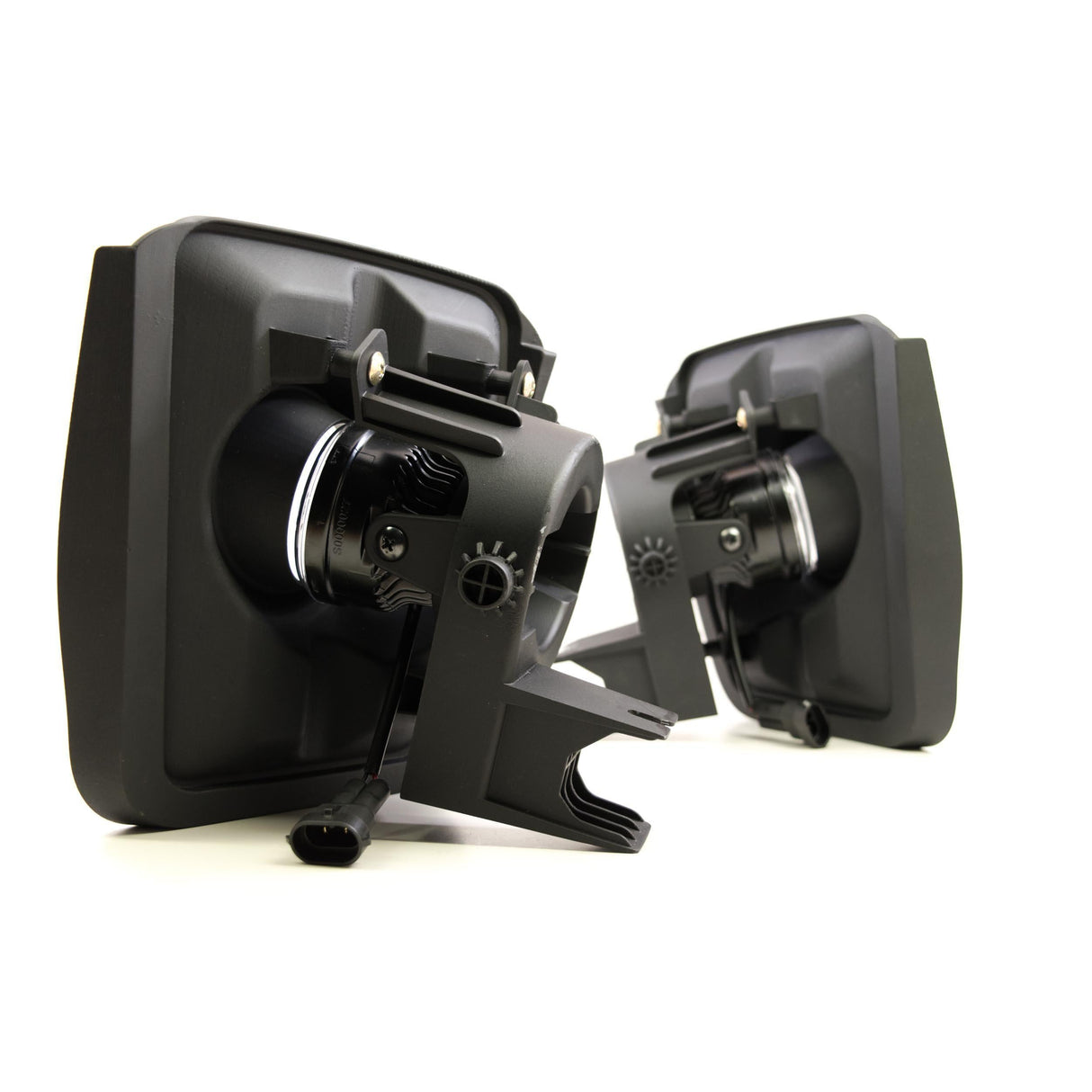 2013-2018 EcoDiesel XB LED Black Fog Lights (LF291)
