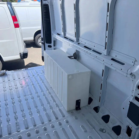 2013-2024 Promaster S&B 39 Gallon Wheel Well Water Tank (Both Sides) - View 7 | Dirty Garage