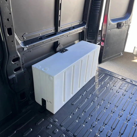 2013-2024 Promaster S&B 39 Gallon Wheel Well Water Tank (Both Sides) - View 9 | Dirty Garage