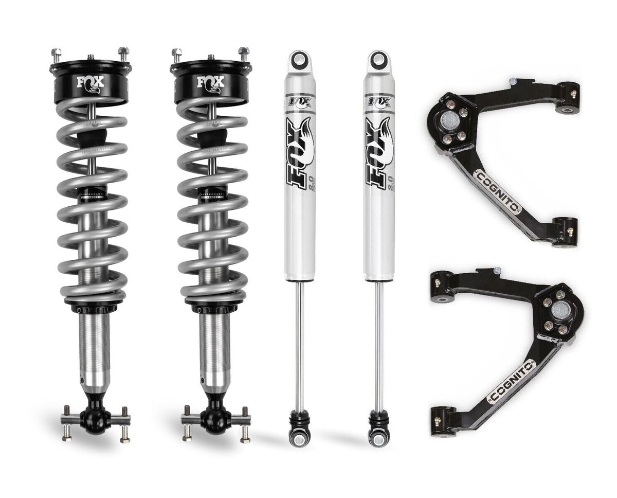 2014-2018 GM 1500 3" Performance Leveling Kit W/ Fox 2.0 Performance Series Coilover & Monotube Shocks | Dirty Garage