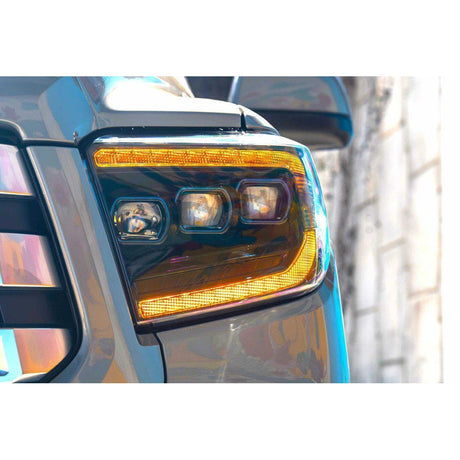 2014-2020 Toyota Tundra XB Amber LED Headlights (LF532.2-A-ASM) - View 10 | Dirty Garage