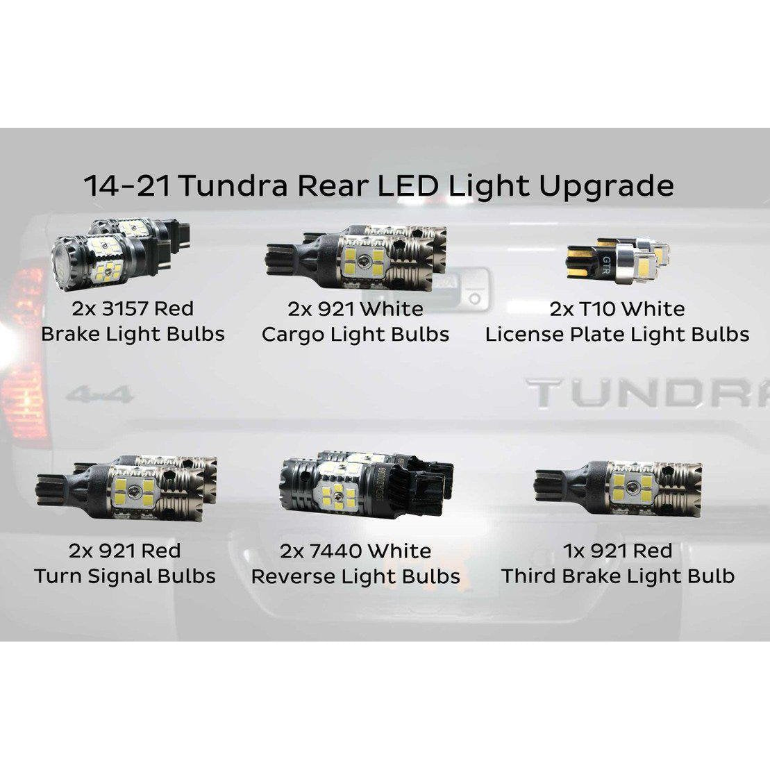 2014-2020 Toyota Tundra XB Amber LED Headlights (LF532.2-A-ASM)