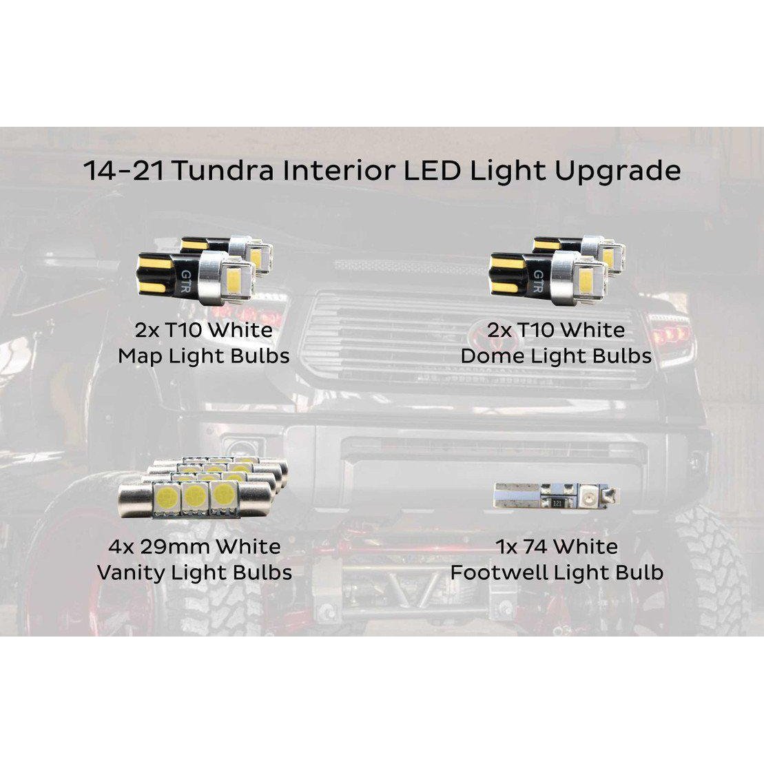 2014-2020 Toyota Tundra XB Amber LED Headlights (LF532.2-A-ASM)