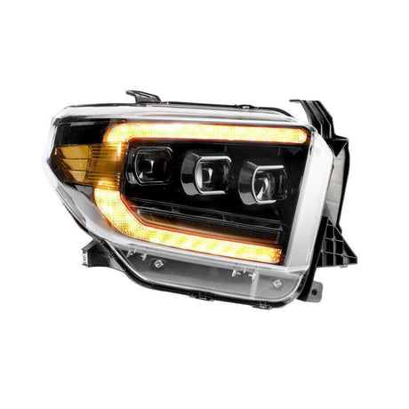 2014-2020 Toyota Tundra XB Amber LED Headlights (LF532.2-A-ASM) - View 2 | Dirty Garage