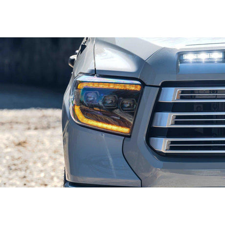 2014-2020 Toyota Tundra XB Amber LED Headlights (LF532.2-A-ASM) - View 8 | Dirty Garage