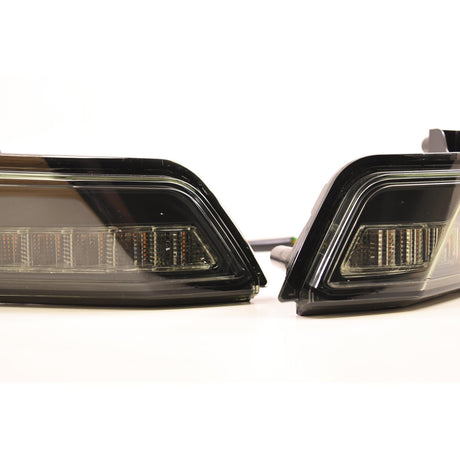 2015-2017 Ford Mustang XB LED Smoked Signals - View 3 | Dirty Garage