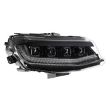 2016-2018 Chevrolet Camaro Black XB LED Headlights - View 2 | Dirty Garage