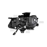 2016-2018 Chevrolet Camaro Black XB LED Headlights - View 7 | Dirty Garage