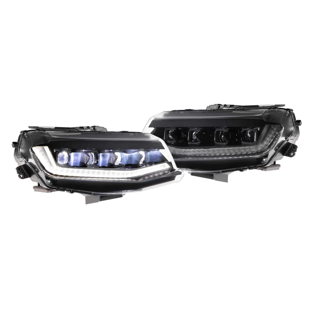 2016-2018 Chevrolet Camaro Black XB LED Headlights | Dirty Garage