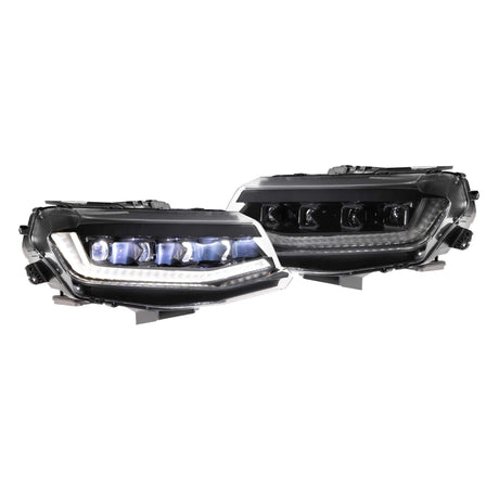 2016-2018 Chevrolet Camaro Black XB LED Headlights | Dirty Garage