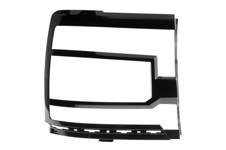 2016-2018 Silverado 1500 XB LED Black Headlight trim piece (LF542.B) - View 2 | Dirty Garage
