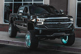 2016-2018 Silverado 1500 XB LED Black Headlight trim piece (LF542.B)