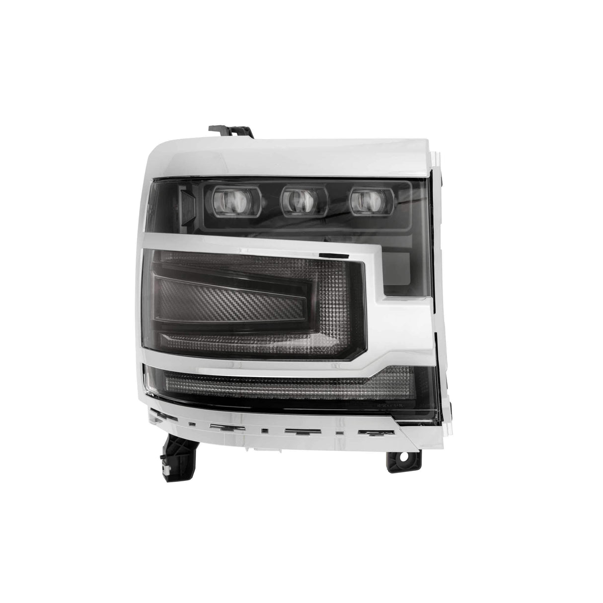 2016-2018 Silverado 1500 XB LED Black Headlight trim piece (LF542.B)