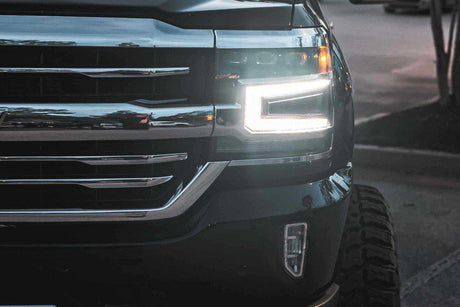 2016-2018 Silverado 1500 XB LED Headlights - View 8 | Dirty Garage