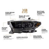 2016-2023 Tacoma XB Evo LED Headlights (LF2-530)