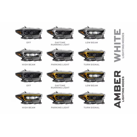 2016-2023 Tacoma XB Evo LED Headlights - View 3 | Dirty Garage