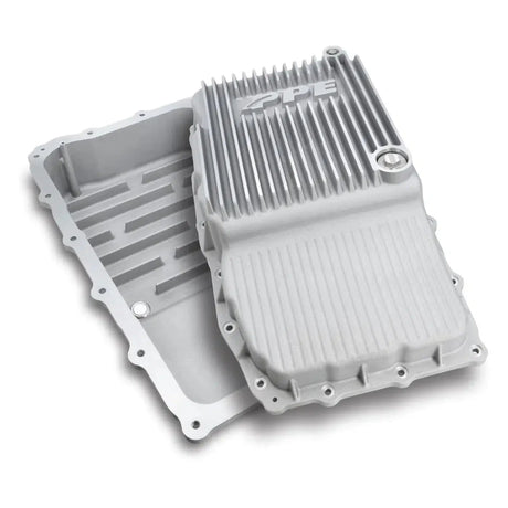 2018-2021 w/ 10L80 Transmission Heavy-Duty Cast Aluminum Transmission Pan Raw | Dirty Garage