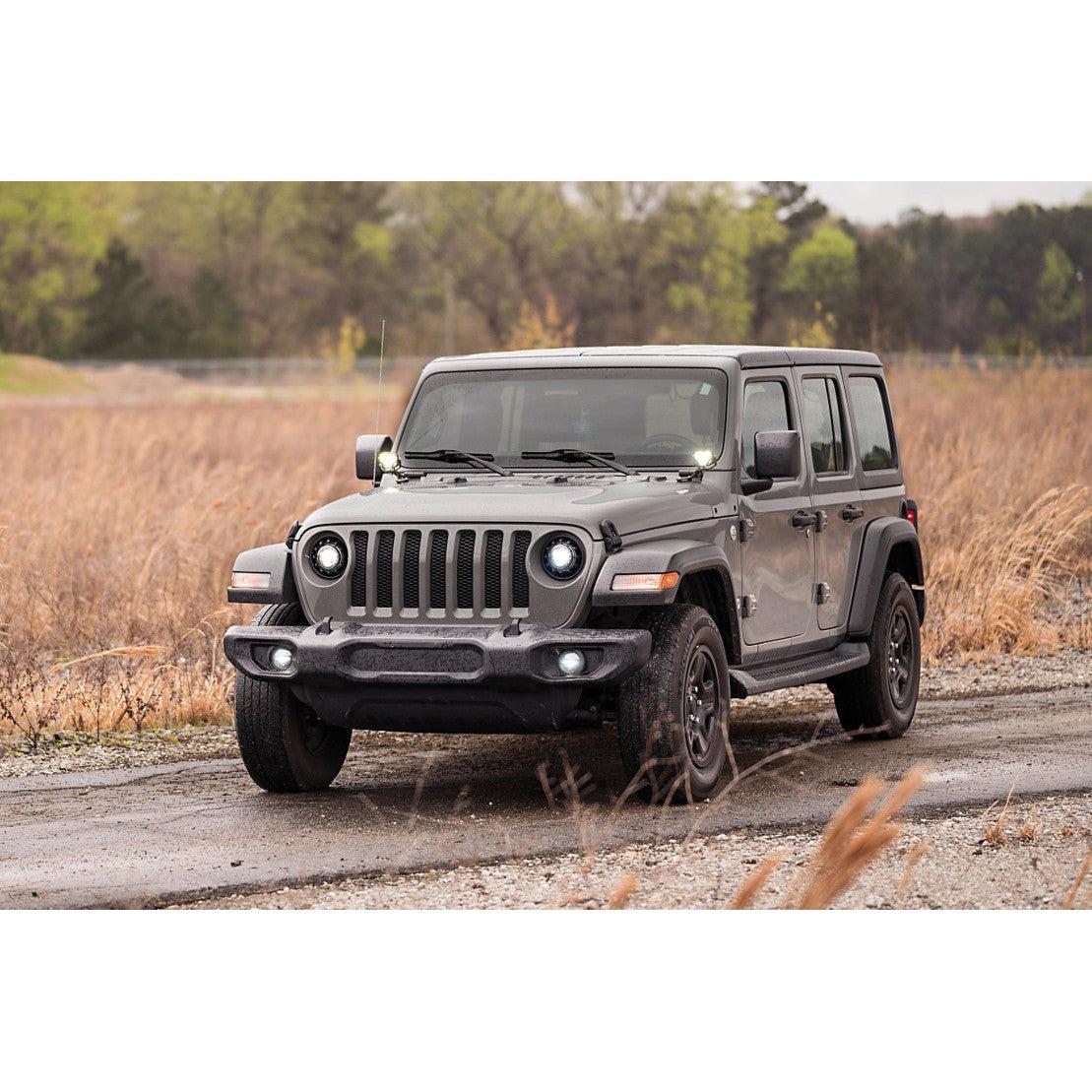 2018-2023 Ecodiesel Wrangler JL/Gladiator JT Super7 Headlights (LF517)