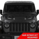 2018-2024 Jeep S&B Cold Air Intake Scoop - View 5 | Dirty Garage