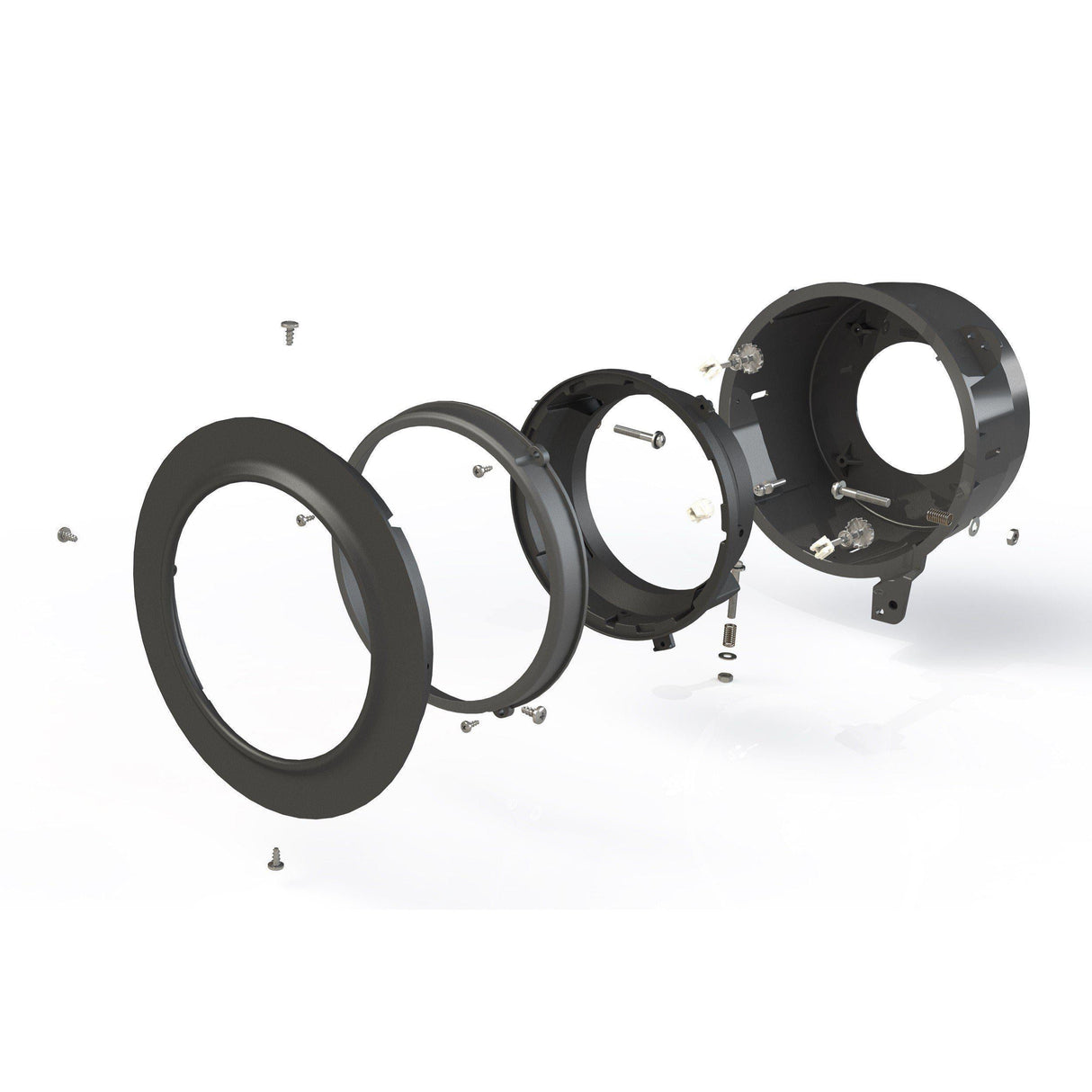 2018+ Jeep Wrangler JL  7" LED Headlight Adapters (LF630)
