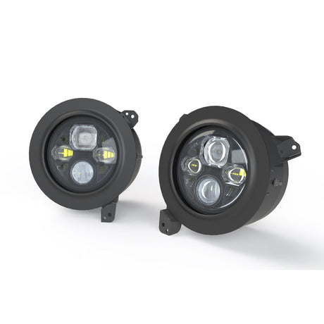 2018+ Jeep Wrangler JL  7" LED Headlight Adapters - View 4 | Dirty Garage