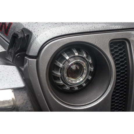 2018+ Jeep Wrangler JL  7" LED Headlight Adapters - View 6 | Dirty Garage
