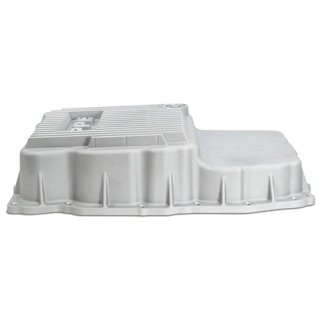 Universal w/ 10L80 Heavy-Duty Deep Cast Aluminum Transmission Pan Raw - View 5 | Dirty Garage