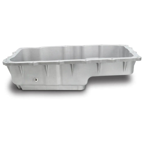 Universal w/ 10L80 Heavy-Duty Deep Cast Aluminum Transmission Pan Raw - View 6 | Dirty Garage