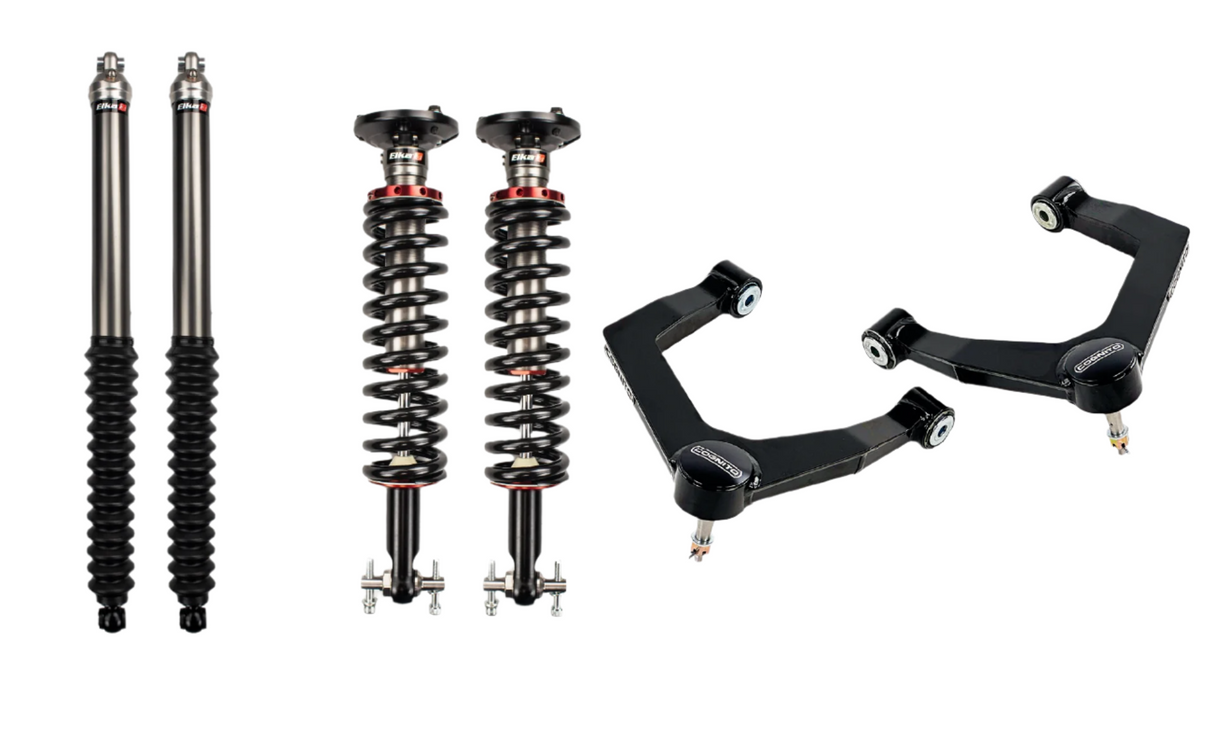 2019-2025 GM 1500 1" Performance Leveling Kit W/ Elka 2.0 Shocks Front & Rear (210-P1140)